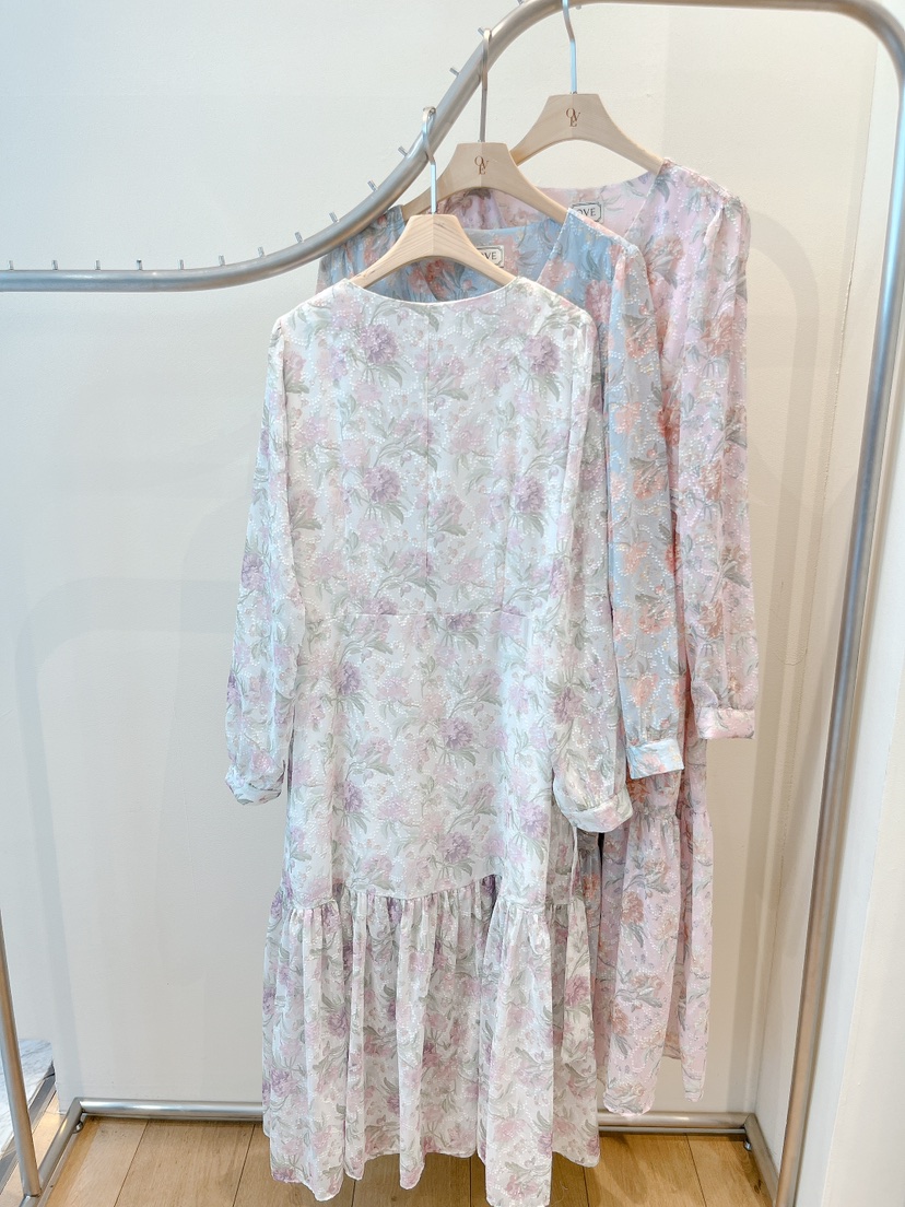 OVE東大門實拍女士新款熱賣休閑人氣26春夏真品時尚連衣裙OVE連衣裙