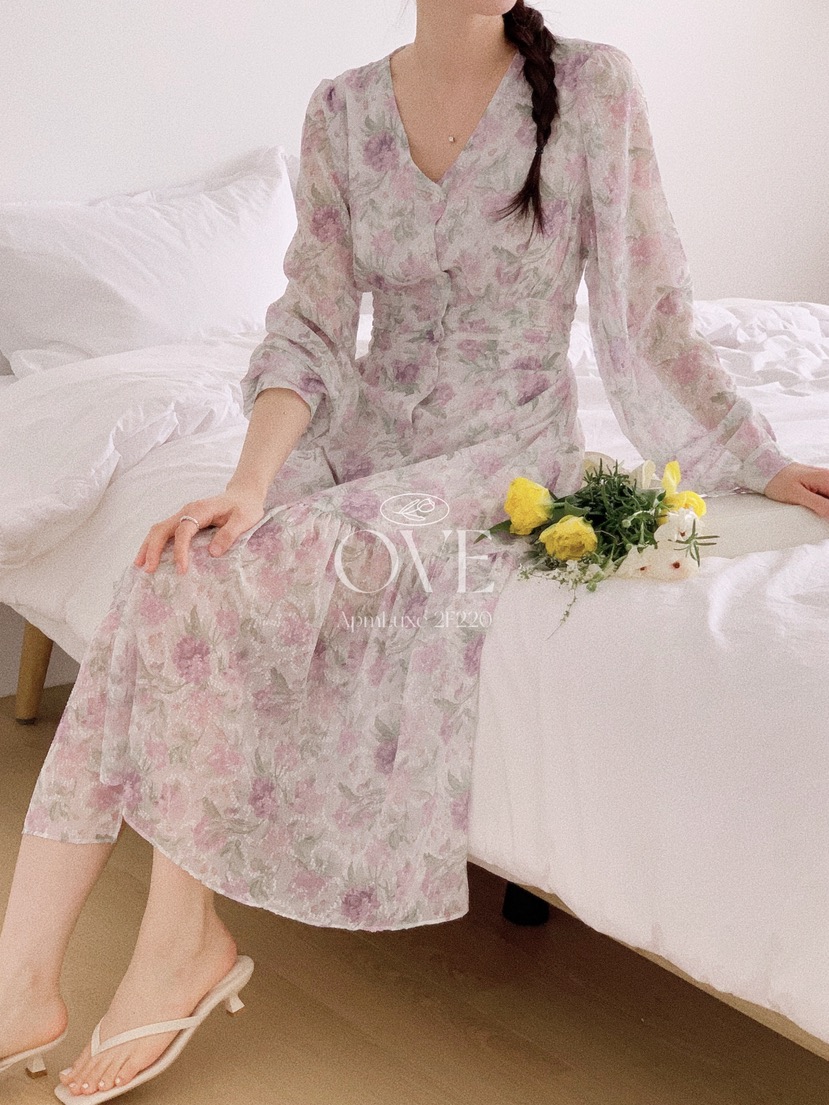 OVE東大門實拍女士新款熱賣休閑人氣26春夏真品時尚連衣裙OVE連衣裙