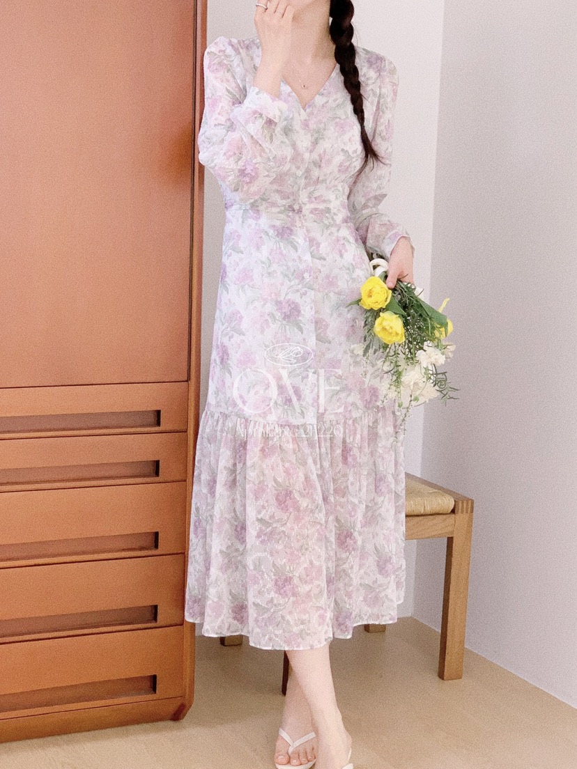 OVE東大門實拍女士新款熱賣休閑人氣26春夏真品時尚連衣裙OVE連衣裙