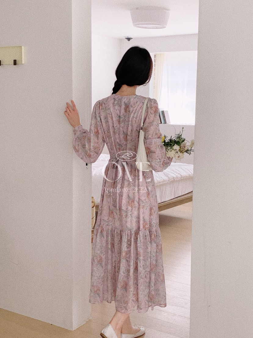 OVE東大門實拍女士新款熱賣休閑人氣26春夏真品時尚連衣裙OVE連衣裙