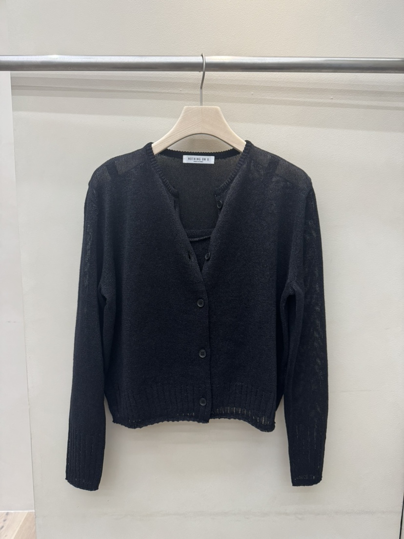 NOTHING韓國東大門代購女裝新款人氣26春夏職業熱賣套裝開衫NOTHING套裝圖色4