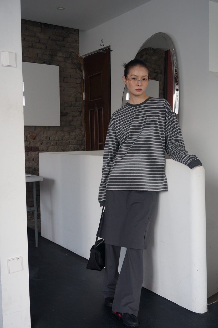 OURS韓國直郵女士新品推薦熱賣職業26春夏人氣休閑長袖T恤OURS長袖T恤