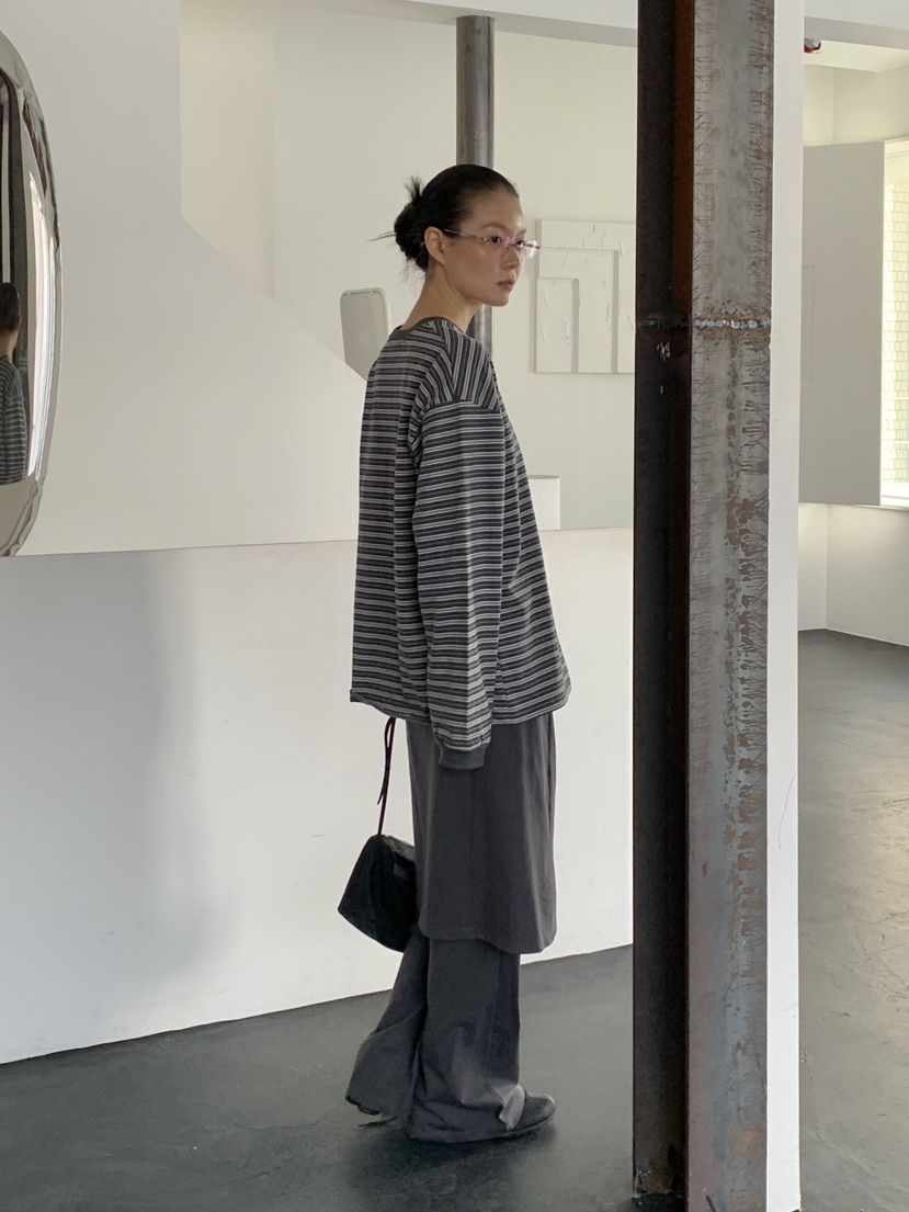 OURS韓國直郵女士新品推薦熱賣職業26春夏人氣休閑長袖T恤OURS長袖T恤