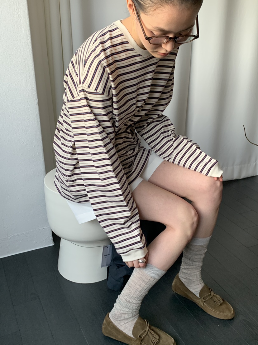 OURS韓國直郵女士新品推薦熱賣職業26春夏人氣休閑長袖T恤OURS長袖T恤