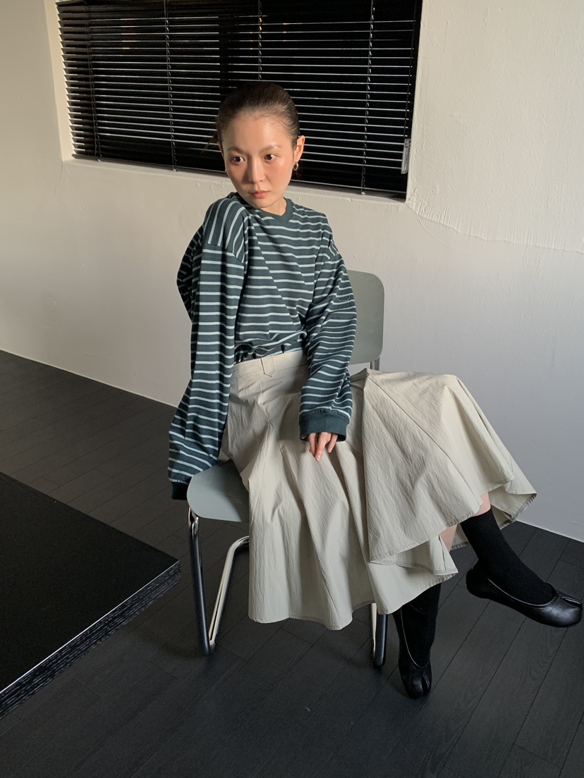 OURS韓國直郵女士新品推薦熱賣職業26春夏人氣休閑長袖T恤OURS長袖T恤