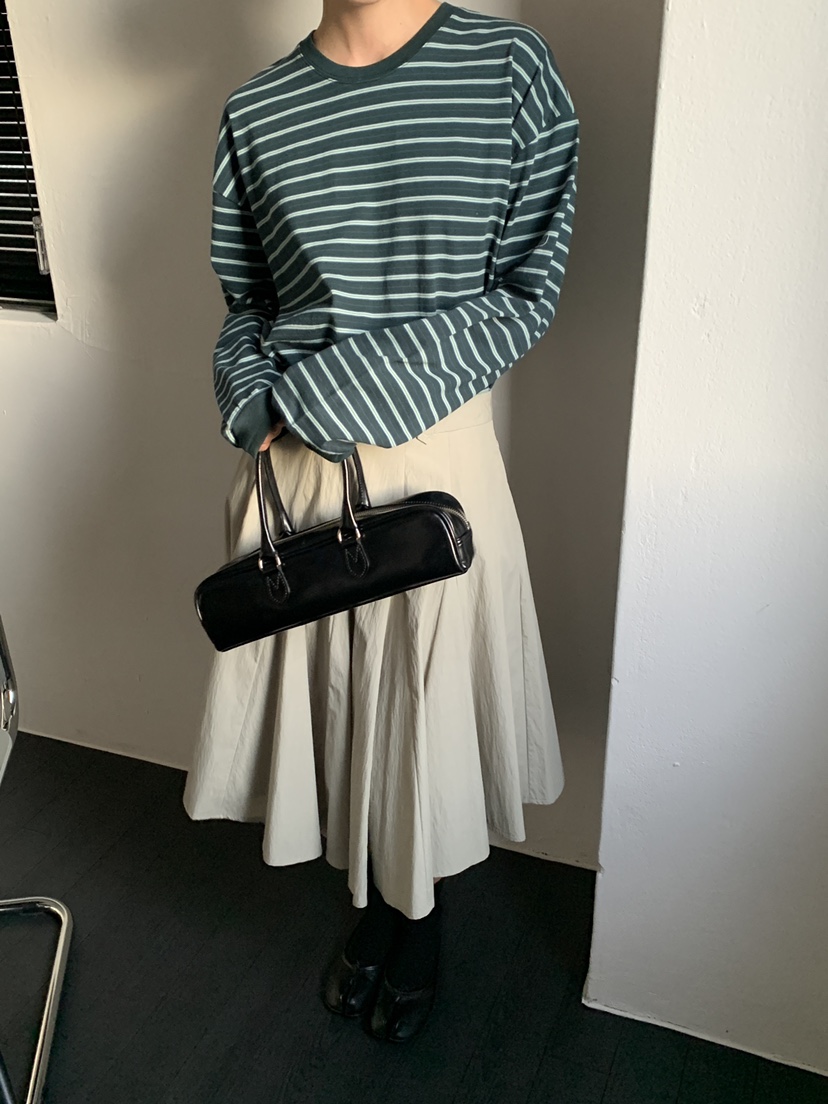 OURS韓國直郵女士新品推薦熱賣職業26春夏人氣休閑長袖T恤OURS長袖T恤