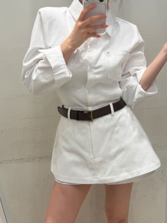 mars韓國代購女士新款26春夏休閑職業推薦時尚襯衫蕾絲衫mars襯衫/蕾絲衫