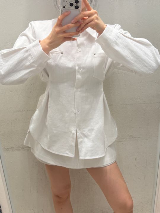 mars韓國代購女士新款26春夏休閑職業推薦時尚襯衫蕾絲衫mars襯衫/蕾絲衫