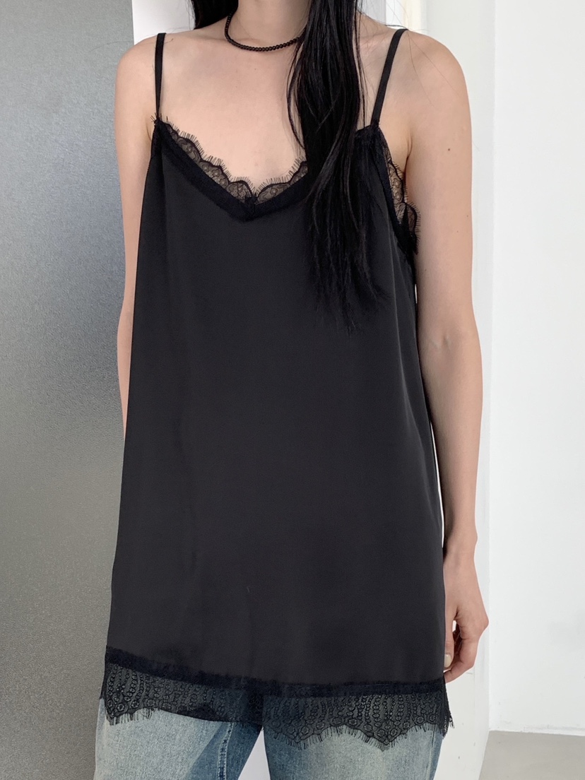 NOTHING韓國東大門代購女士新款推薦26春夏人氣吊帶背心蕾絲NOTHING吊帶/背心