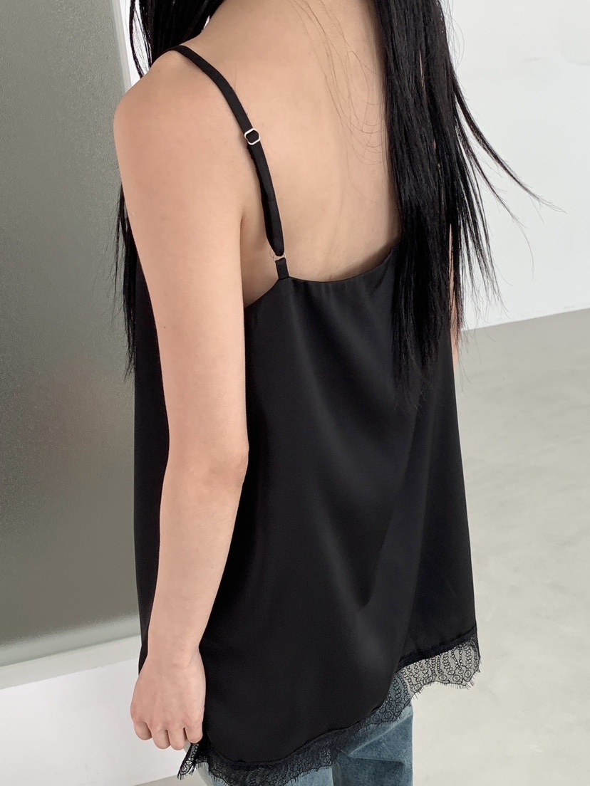 NOTHING韓國東大門代購女士新款推薦26春夏人氣吊帶背心蕾絲NOTHING吊帶/背心