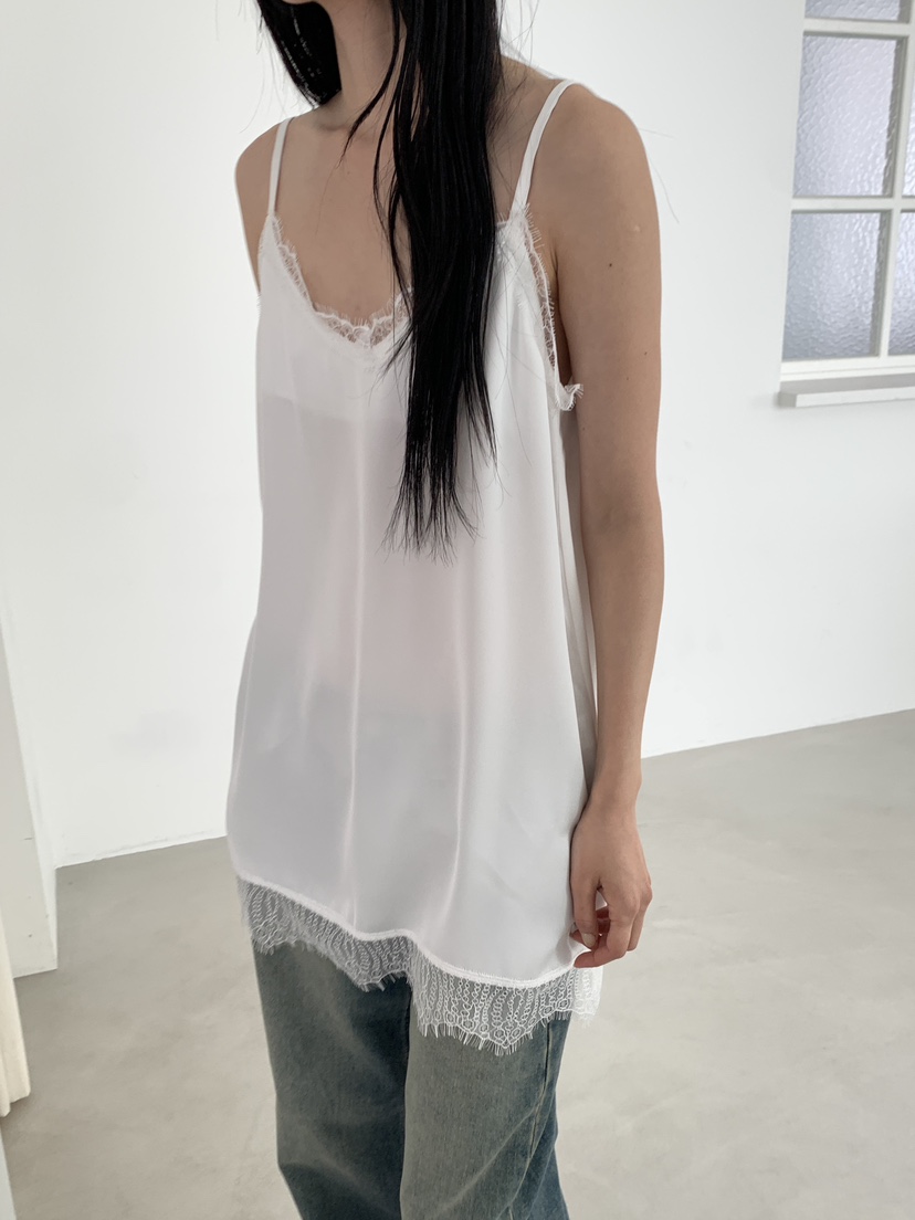 NOTHING韓國東大門代購女士新款推薦26春夏人氣吊帶背心蕾絲NOTHING吊帶/背心