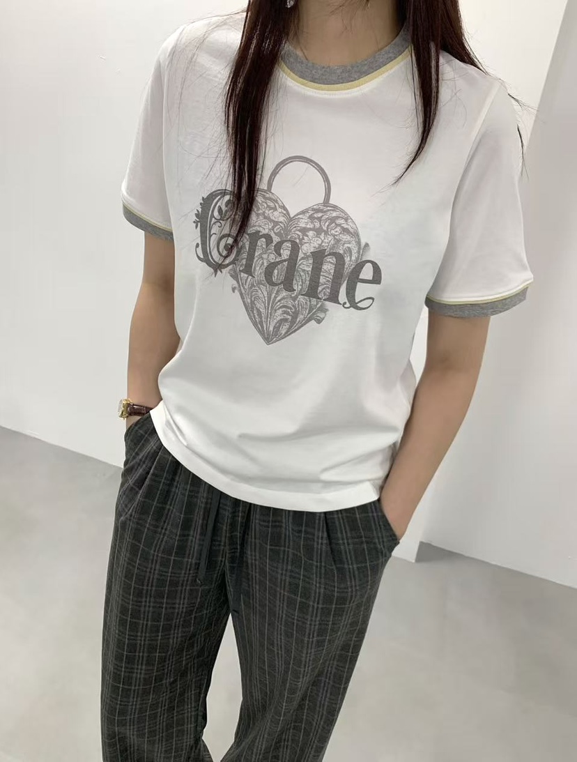 J CRANE-A韓國直郵實拍女士新款時尚休閑職業推薦26春夏T恤J CRANET恤