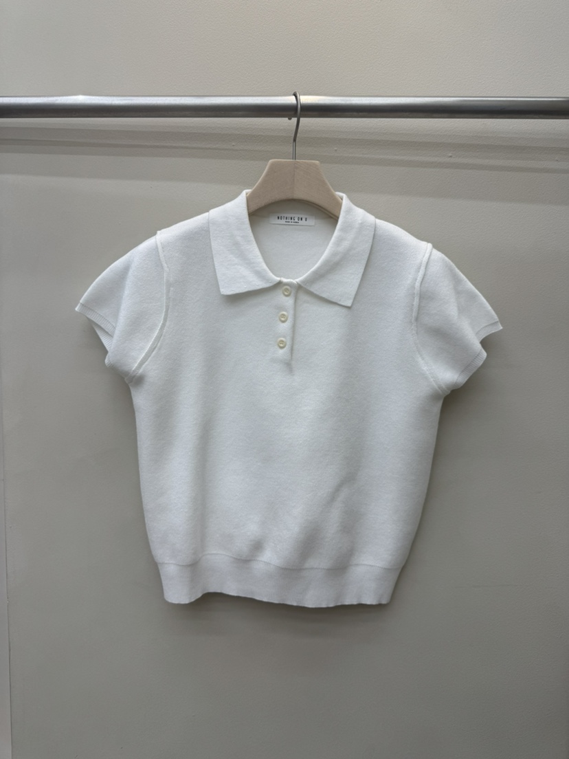 NOTHING韓國直郵實拍女裝新款人氣熱賣時尚職業26春夏T恤NOTHINGT恤圖色2