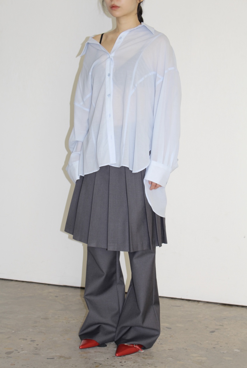 OVER NEAR韓國代購女裝新款人氣熱賣半身裙中短裙不含褲子OVER NEAR半身裙/中短裙