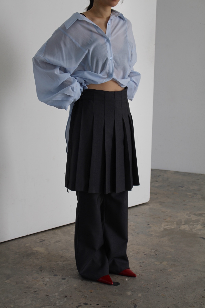 OVER NEAR韓國代購女裝新款人氣熱賣半身裙中短裙不含褲子OVER NEAR半身裙/中短裙