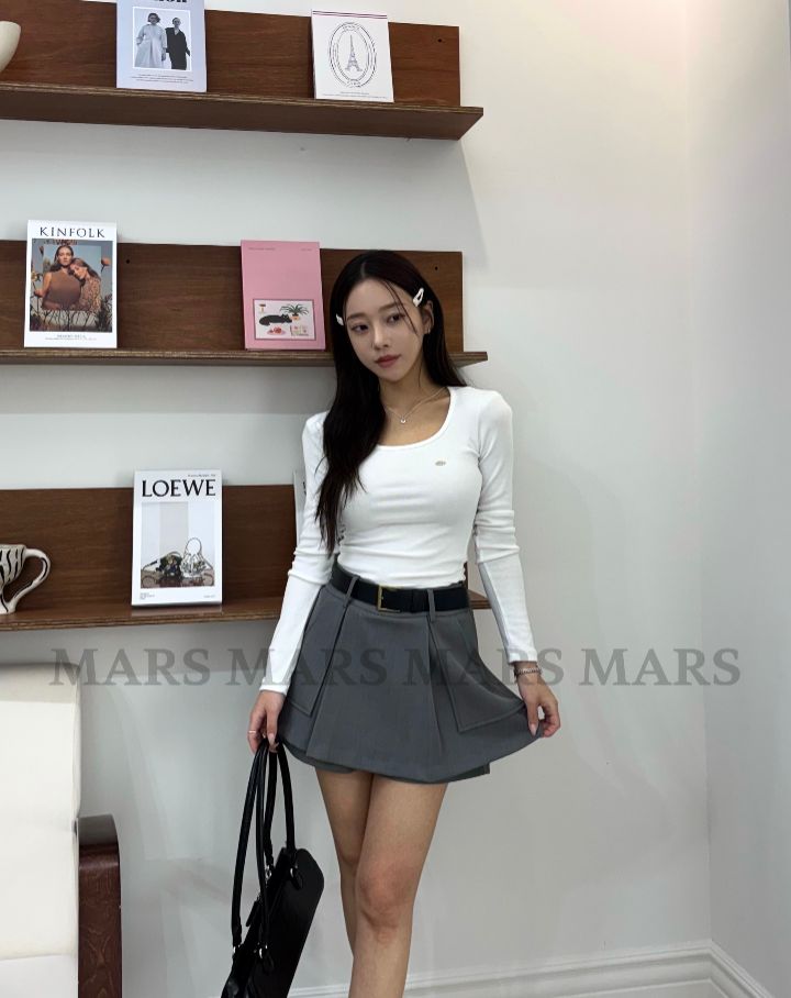 mars韓國代購女士新款時尚熱賣人氣職業推薦裙褲不含腰帶mars裙褲