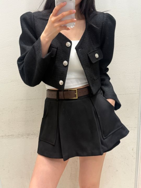 mars韓國代購女士新款時尚熱賣人氣職業推薦裙褲不含腰帶mars裙褲圖色3