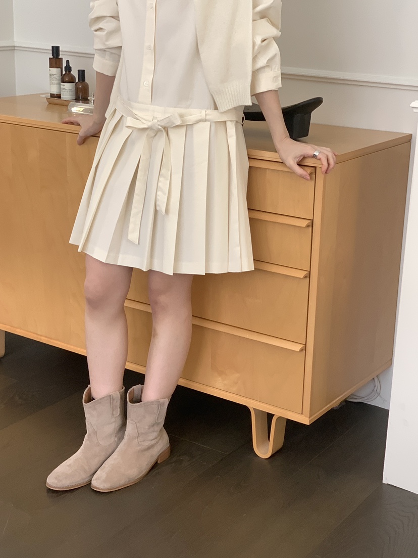 NOTHING韓國東大門代購女裝新款推薦休閑職業熱賣連衣裙褶裥NOTHING連衣裙