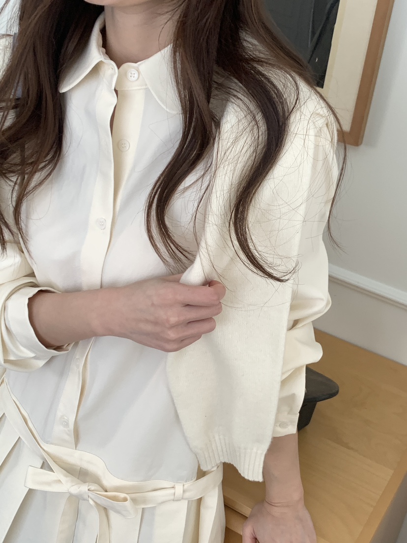 NOTHING韓國東大門代購女裝新款推薦休閑職業熱賣連衣裙褶裥NOTHING連衣裙