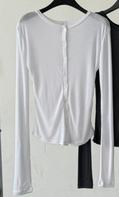 OVER NEAR韓國直郵女士新款26春夏時尚休閑人氣職業長袖T恤OVER NEAR長袖T恤圖色3