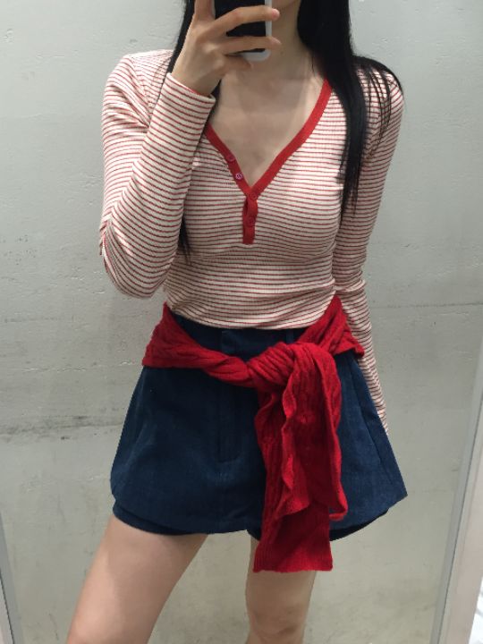 mars韓國直郵實拍女裝新品休閑熱賣推薦時尚職業人氣長袖T恤mars長袖T恤