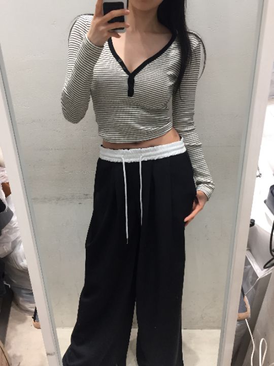 mars韓國直郵實拍女裝新品休閑熱賣推薦時尚職業人氣長袖T恤mars長袖T恤