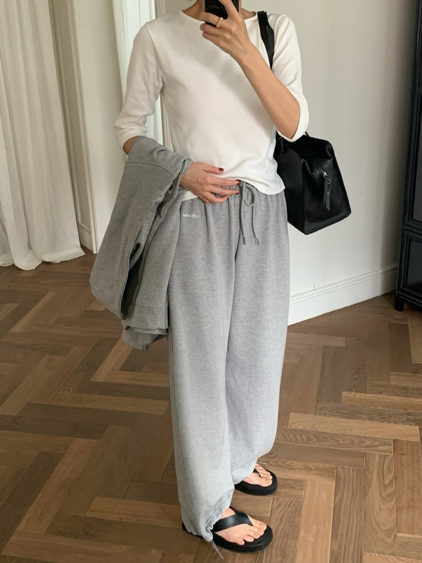 A Flan韓國東大門直郵女裝新款熱賣人氣休閑推薦26春夏休閑褲AFN/FLAN EDITION休閑褲