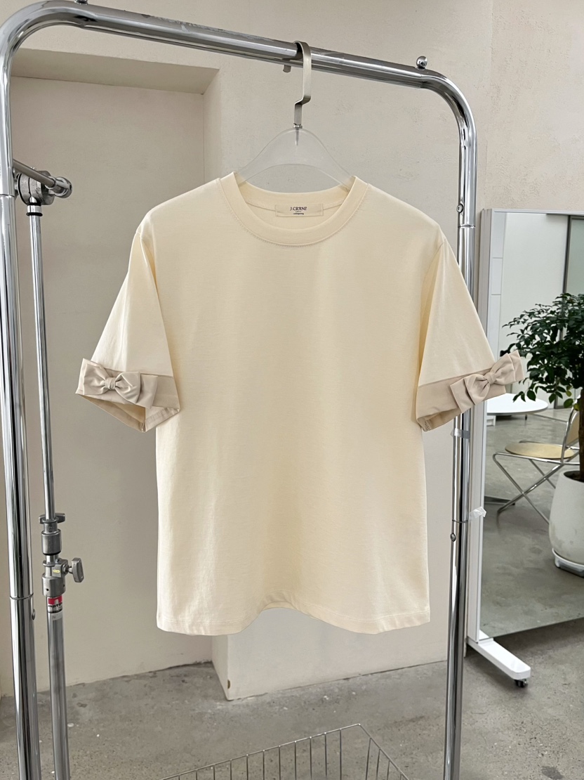 J CRANE-A韓國直郵女裝新款熱賣人氣休閑26春夏職業T恤J CRANET恤圖色1
