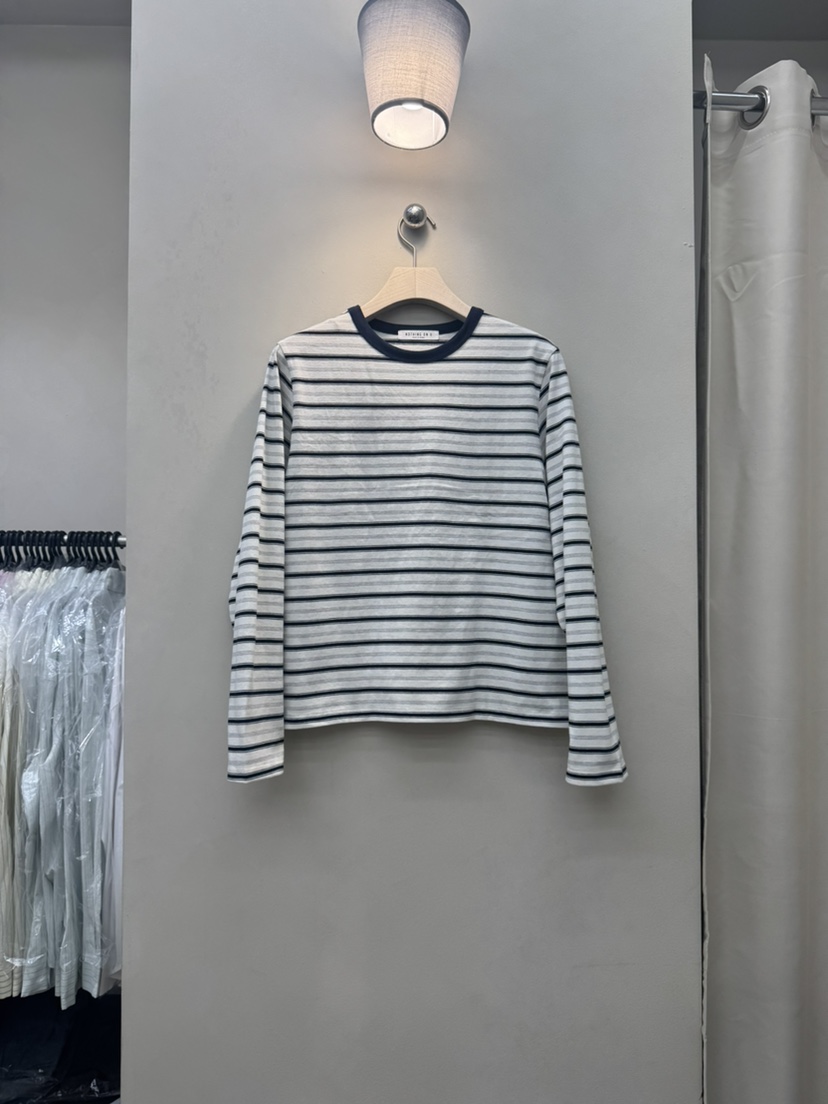 NOTHING韓國直郵女裝新品休閑推薦熱賣26春夏職業長袖T恤NOTHING長袖T恤圖色1