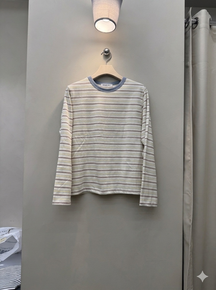 NOTHING韓國直郵女裝新品休閑推薦熱賣26春夏職業長袖T恤NOTHING長袖T恤圖色3