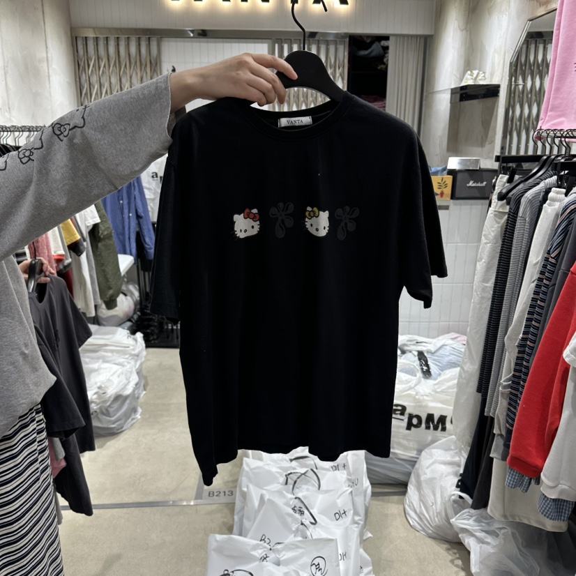 VANTA韓國代購女士新款推薦26春夏時尚職業熱賣休閑人氣T恤VANTAT恤圖色5