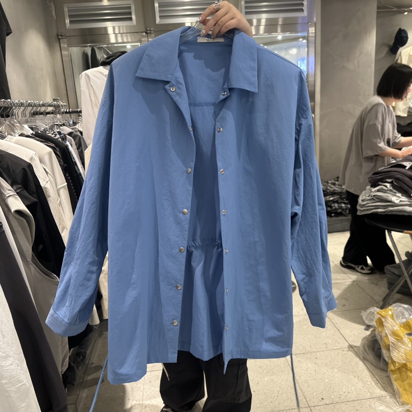 HERTZ-P韓國直郵女裝新款人氣職業26春夏襯衫蕾絲衫系帶HERTZ-P襯衫/蕾絲衫圖色1