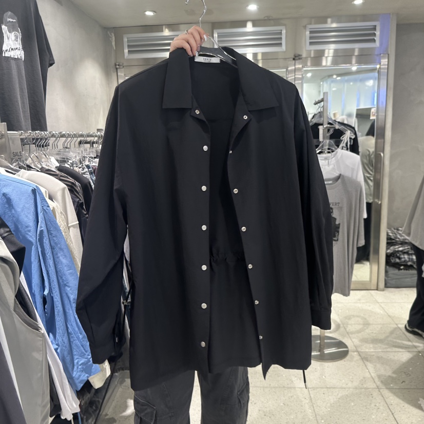 HERTZ-P韓國直郵女裝新款人氣職業26春夏襯衫蕾絲衫系帶HERTZ-P襯衫/蕾絲衫圖色2