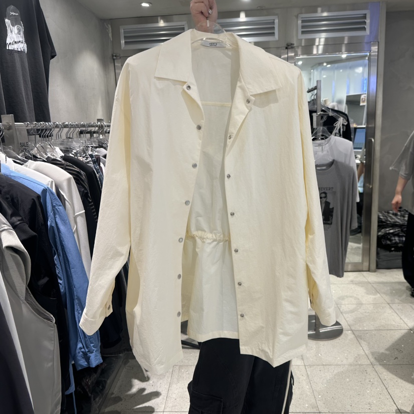 HERTZ-P韓國直郵女裝新款人氣職業26春夏襯衫蕾絲衫系帶HERTZ-P襯衫/蕾絲衫圖色3