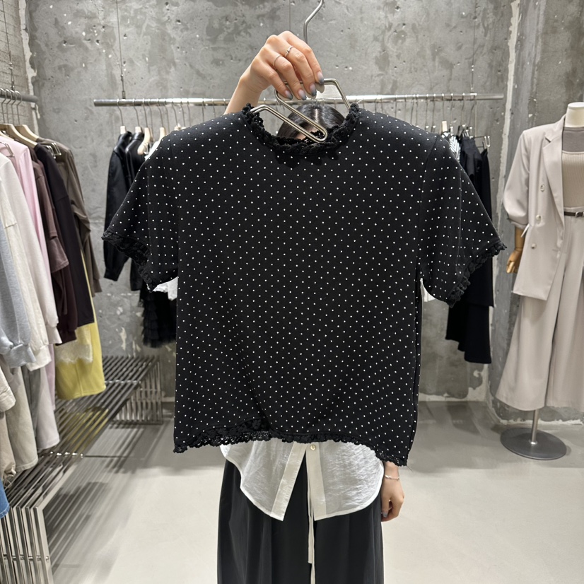 JUNI韓國直郵女士新款熱賣推薦時尚人氣職業26春夏休閑T恤my juniT恤圖色2