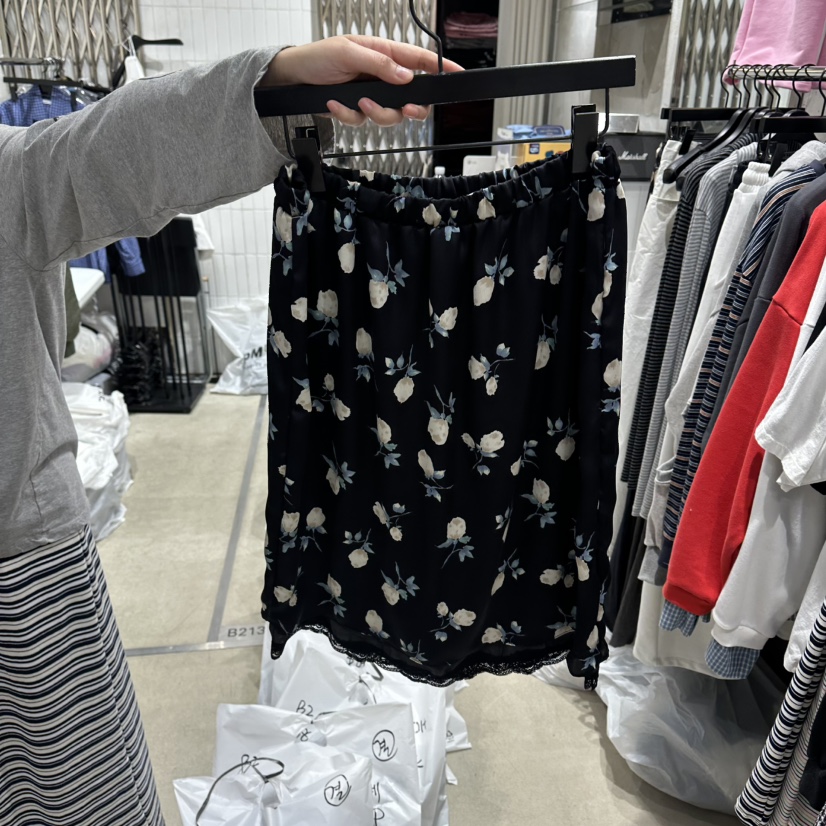 VANTA韓國東大門直郵女士新款職業26春夏休閑半身裙中短裙VANTA半身裙/中短裙