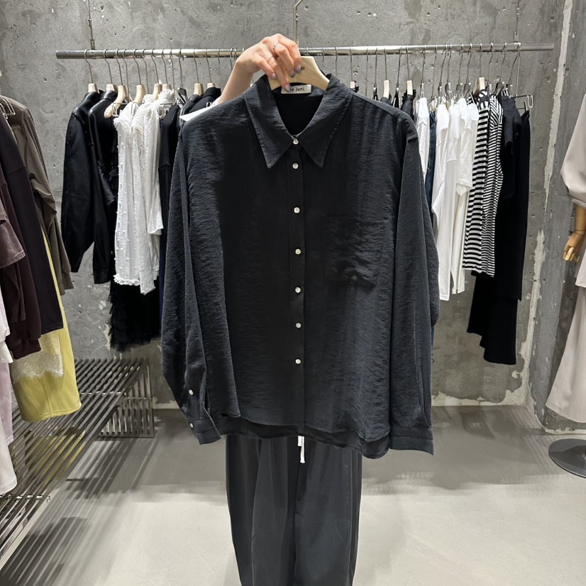 JUNI韓國東大門代購女裝新品推薦時尚熱賣休閑襯衫蕾絲衫my juni襯衫/蕾絲衫圖色3