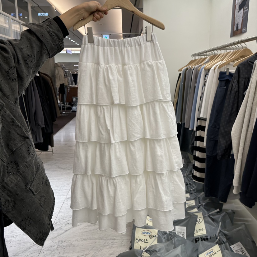 CHAV韓國代購女士新品人氣熱賣推薦職業26春夏時尚休閑長裙CHAV長裙圖色1