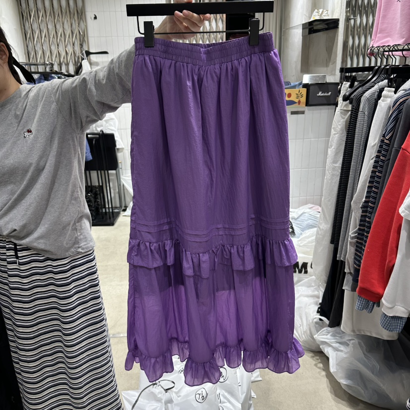 VANTA韓國直郵實拍女士新品26春夏人氣休閑熱賣職業時尚長裙VANTA長裙圖色2