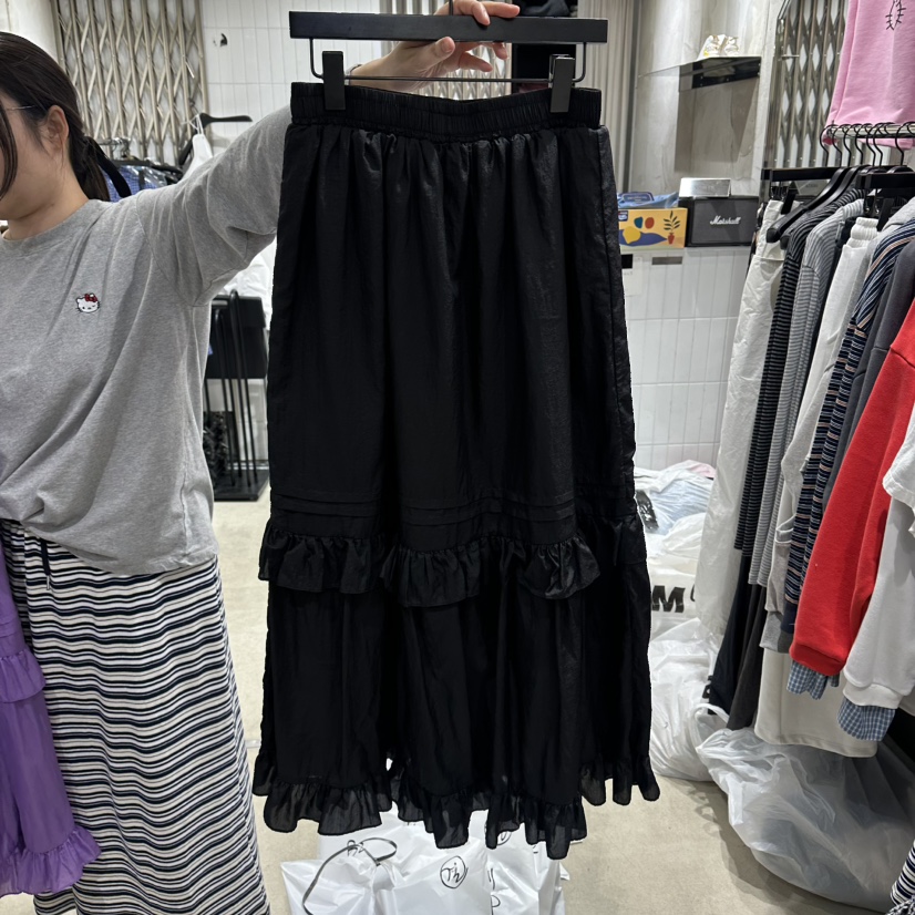 VANTA韓國直郵實拍女士新品26春夏人氣休閑熱賣職業時尚長裙VANTA長裙圖色3