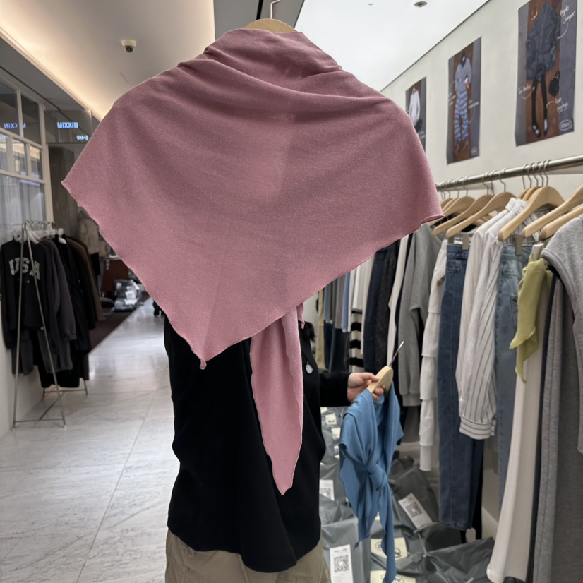 CHAV韓國直郵實拍女裝新品人氣26春夏推薦休閑圍巾披肩圍巾CHAV圍巾/披肩