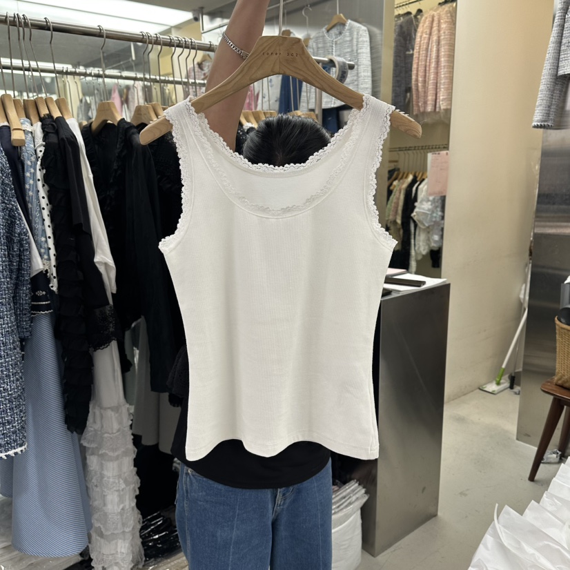 CORNER韓國代購女裝新款推薦人氣26春夏熱賣休閑吊帶背心CORNER.302吊帶/背心圖色1