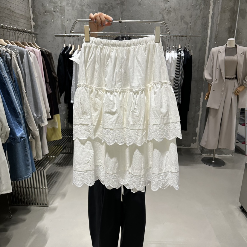 JUNI韓國直郵實拍女士新款人氣推薦職業休閑半身裙中短裙my juni半身裙/中短裙