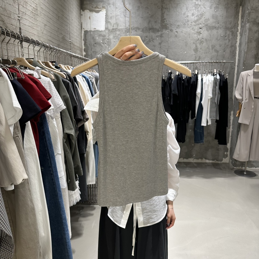 JUNI韓國東大門直郵女裝新款熱賣人氣時尚26春夏吊帶背心my juni吊帶/背心