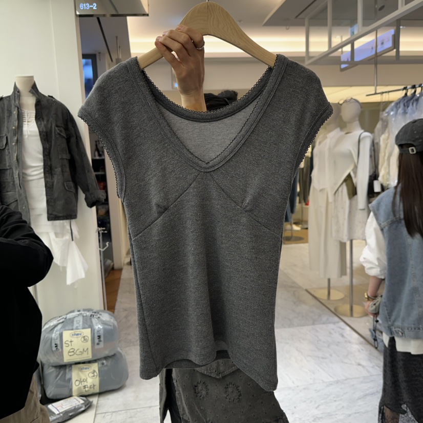 CHAV韓國東大門直郵女士新品休閑推薦26春夏熱賣吊帶背心CHAV吊帶/背心圖色2