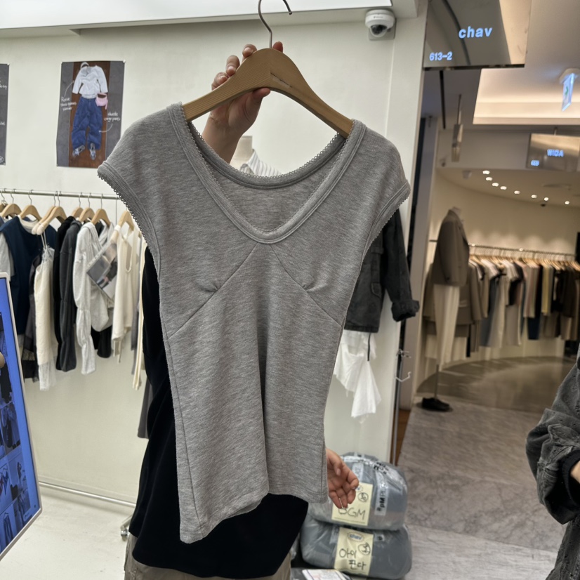 CHAV韓國東大門直郵女士新品休閑推薦26春夏熱賣吊帶背心CHAV吊帶/背心圖色3