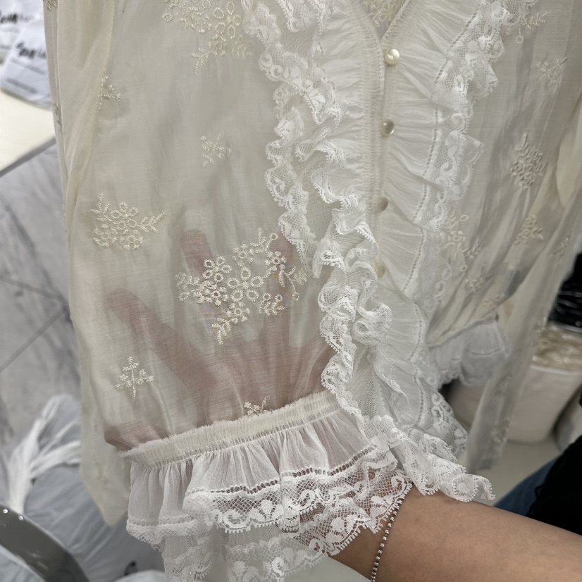 CORNER韓國代購女士新品職業休閑人氣熱賣時尚襯衫蕾絲衫CORNER.302襯衫/蕾絲衫