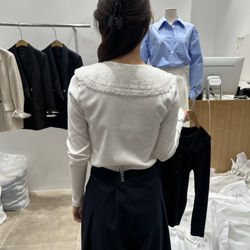 ENVY韓國直郵女士新款休閑人氣26春夏熱賣時尚推薦長袖T恤ENVY長袖T恤