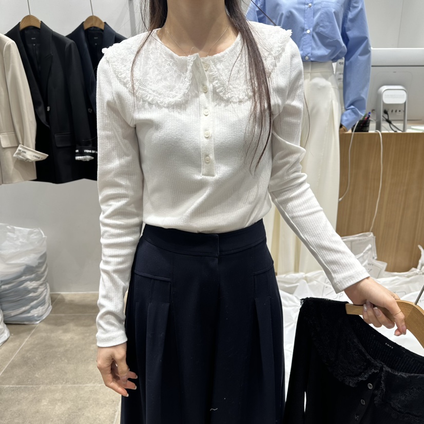 ENVY韓國直郵女士新款休閑人氣26春夏熱賣時尚推薦長袖T恤ENVY長袖T恤圖色1