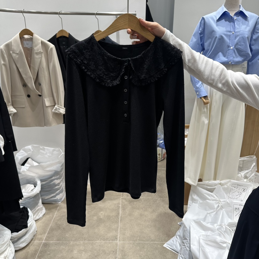 ENVY韓國直郵女士新款休閑人氣26春夏熱賣時尚推薦長袖T恤ENVY長袖T恤圖色2